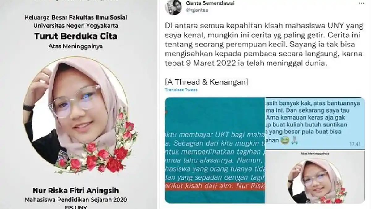 Kisah Perjuangan Riska Jadi Mahasiswa Trending Twitter Setelah ...