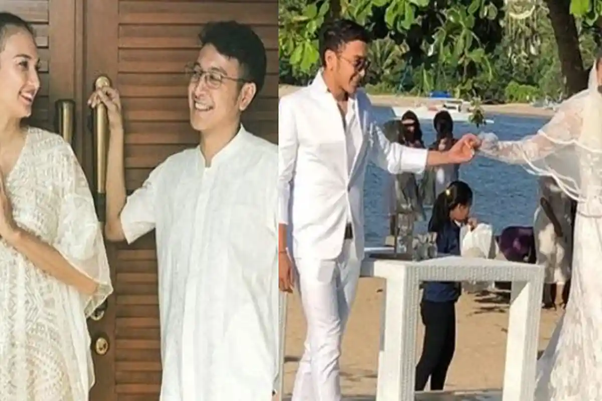 Ternyata Nadine Chandrawinata & Dimas Anggara Sudah Menikah 2 Bulan Lalu, Foto ini Buktinya