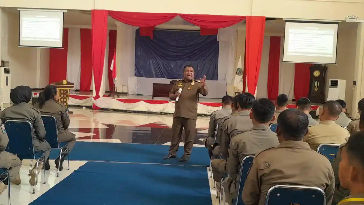 Satpol PP dan Damkar Halmahera Timur Malut Fokus Tingkatkan Pengetahuan SDM