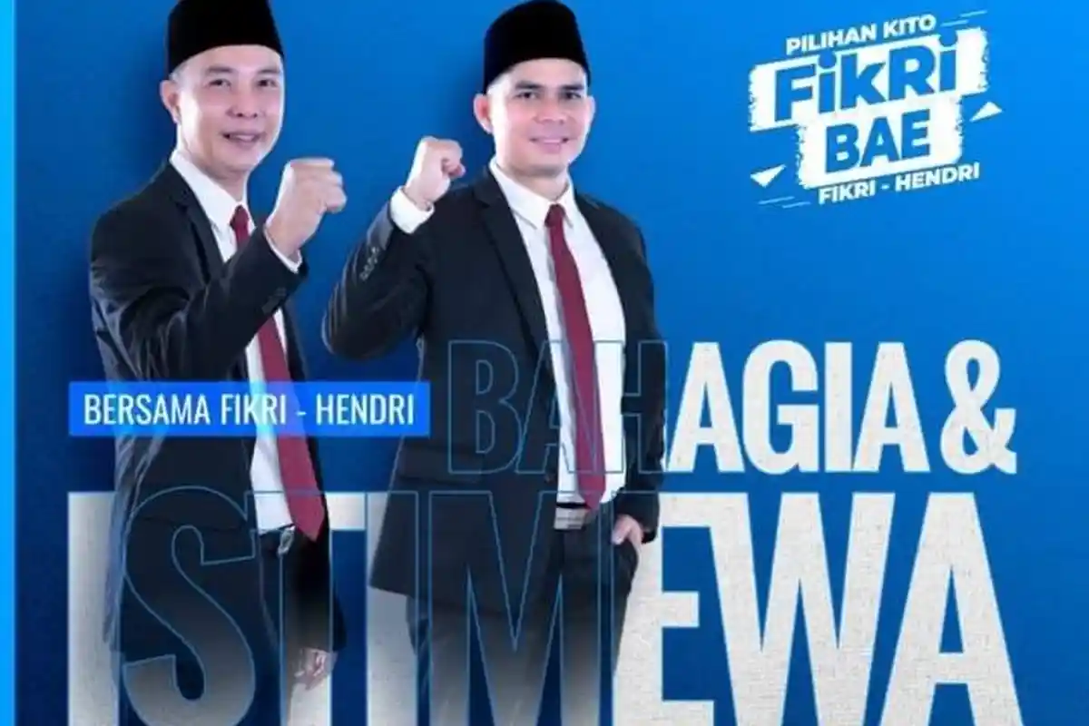 Kenali Pasangan Fikri-Hendri di Pilbup Rejang Lebong 2024, Simak Visi Misinya