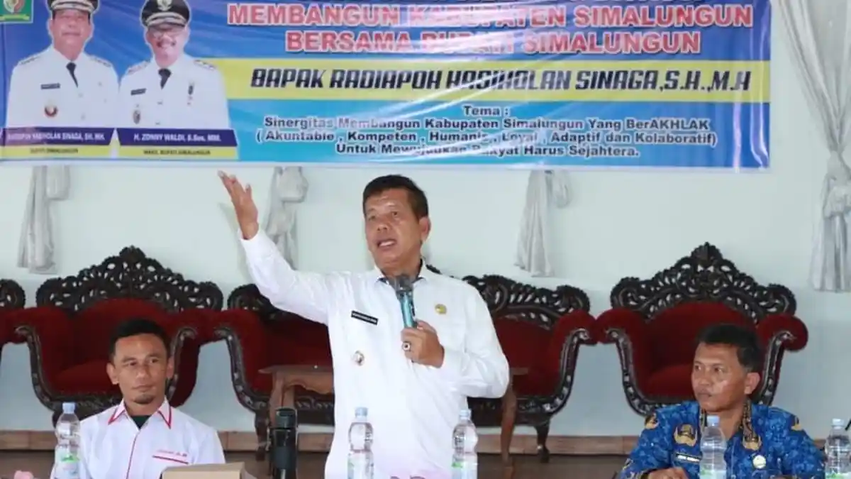 Pilkades Ditunda, Bupati Simalungun Dituding Punya Kepentingan, Radiapoh: Saya Mau Bangun Simalungun