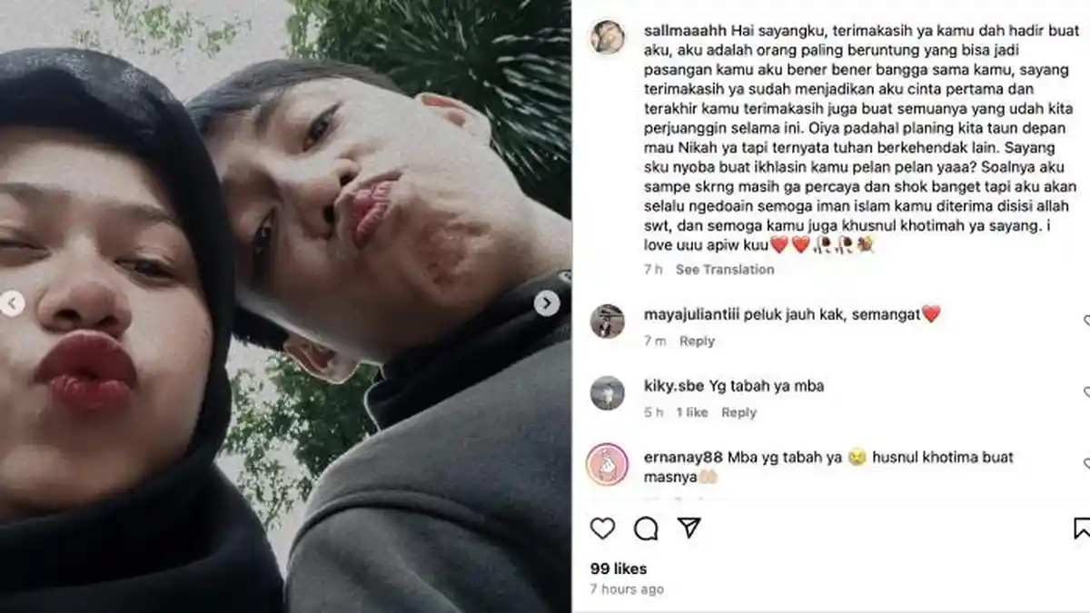 Curhat Pilu Pacar Rafly Korban Pohon Tumbang di Bogor, Padahal Sudah Rencana Mau Menikah Tahun Depan
