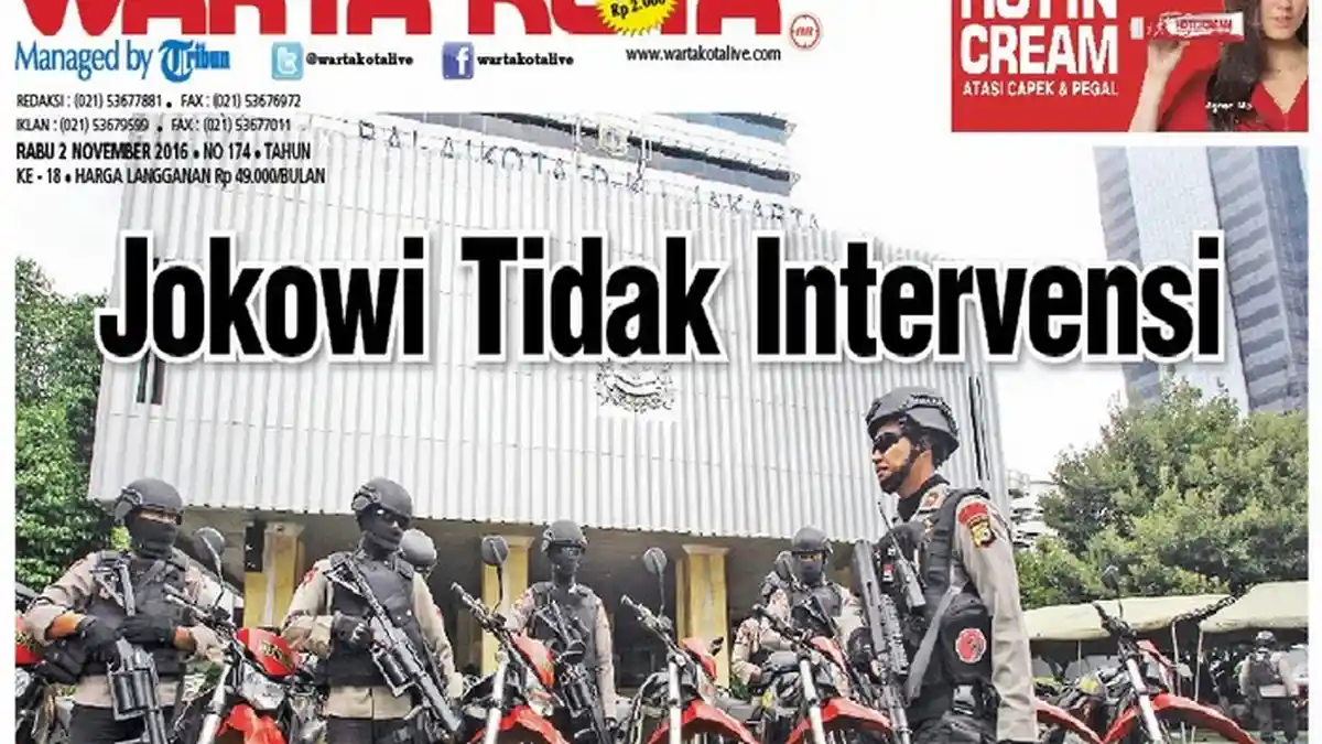 Jokowi Janji Tidak Intervensi Kasus Ahok