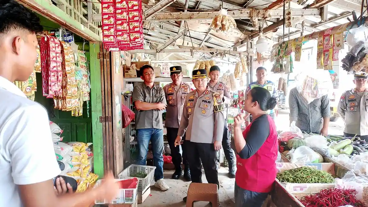 Jelang Ramadan, Kapolres Mesuji Sidak Bahan Pokok