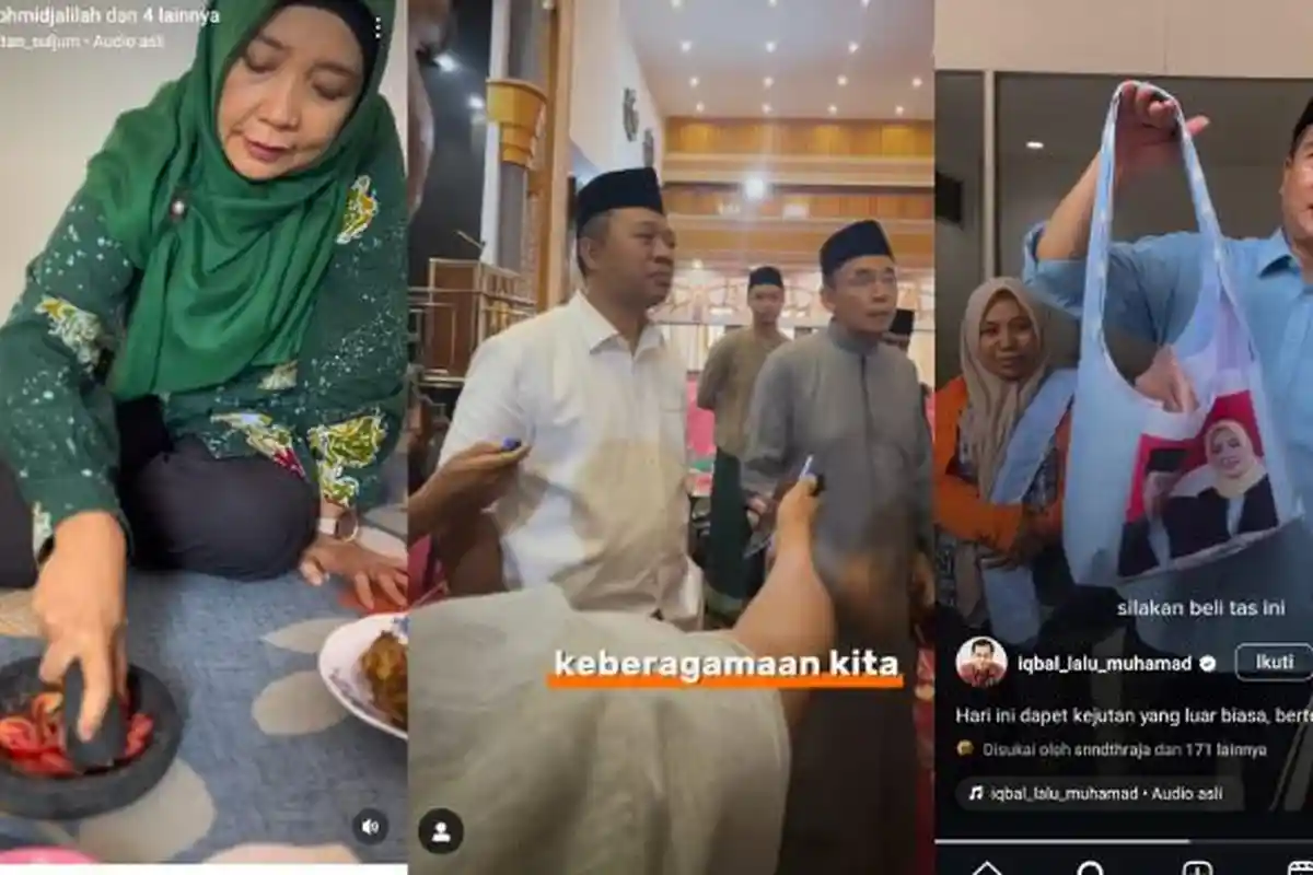 Perbedaan Aktivitas 3 Calon Gubernut NTB Jelang Debat Keduda, Ulek Sambel hingga Kunjungi UMKM