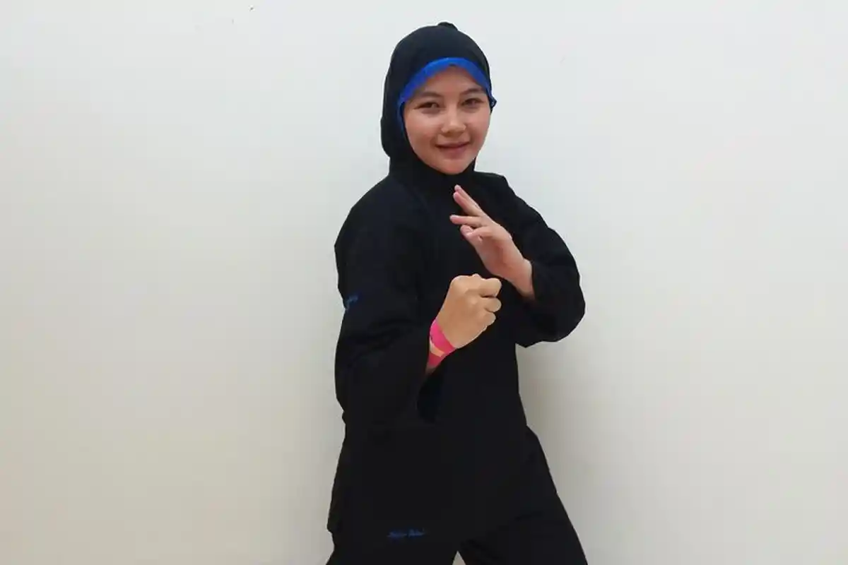 Gemilang, Pesilat Nadia Kedua Kalinya Meraih Kemenangan Dengan WMP