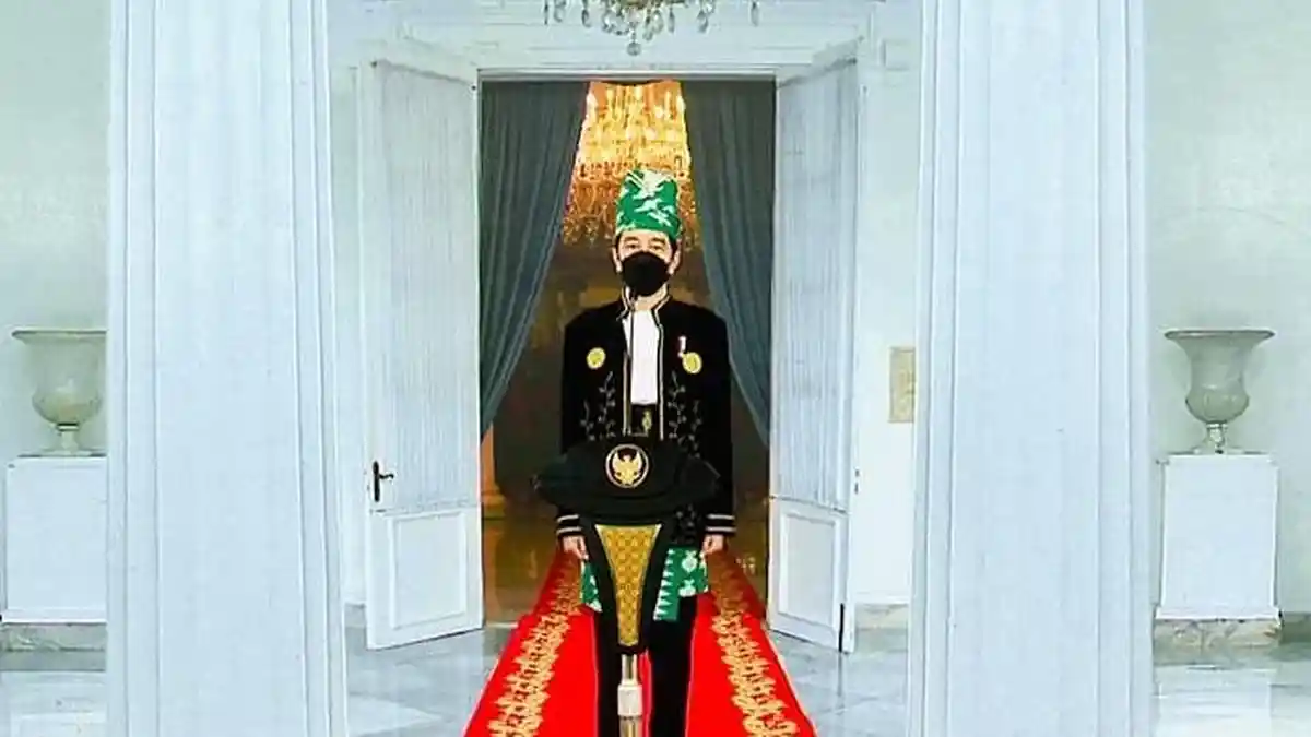 Mengenal Baju Adat Tanah Bumbu yang Dikenakan Jokowi saat Pimpin Upacara Hari Lahir Pancasila