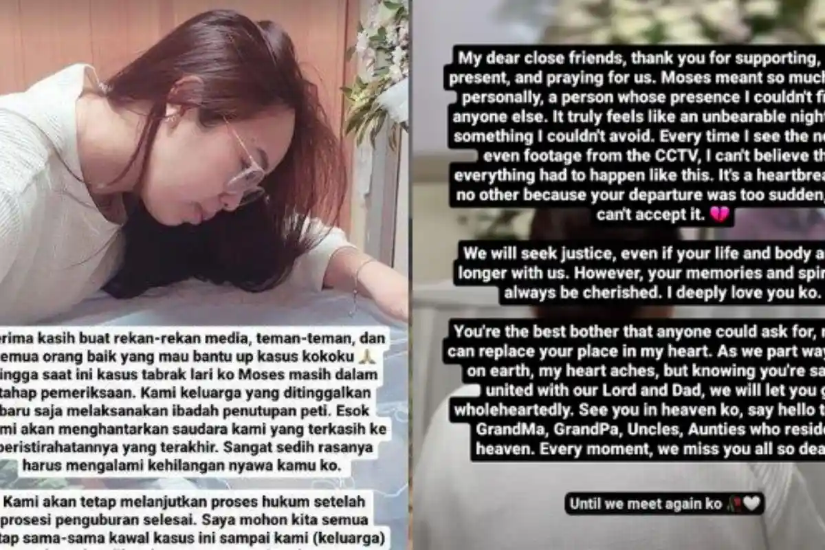 Curhat Pilu Adik Moses Korban Tabrak Lari di Cakung, Ungkap Kematian Sang Kakak Bagaikan Mimpi Buruk