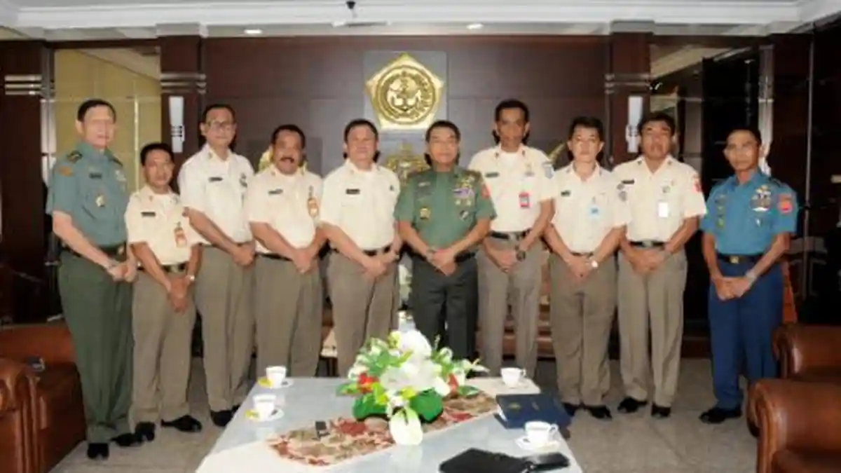 Panglima TNI Terima Ketua Dewan Pengurus Korpri TNI