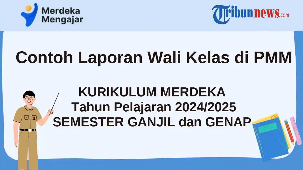 10 Contoh Laporan Wali Kelas di PMM Lengkap dengan Link Download PDF Bisa Diedit