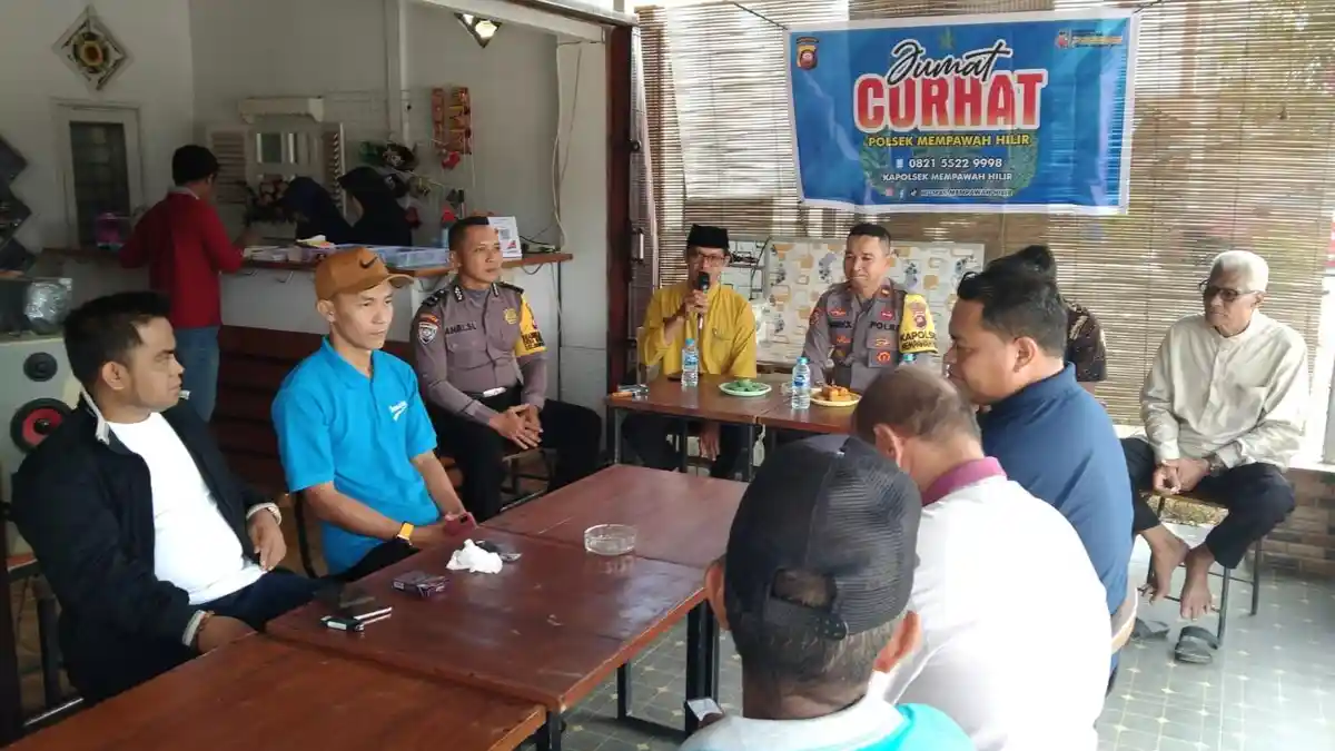 Jumat Curhat Polsek Mempawah Hilir, Warga Curhat Soal Sulitnya Pembuatan SIM