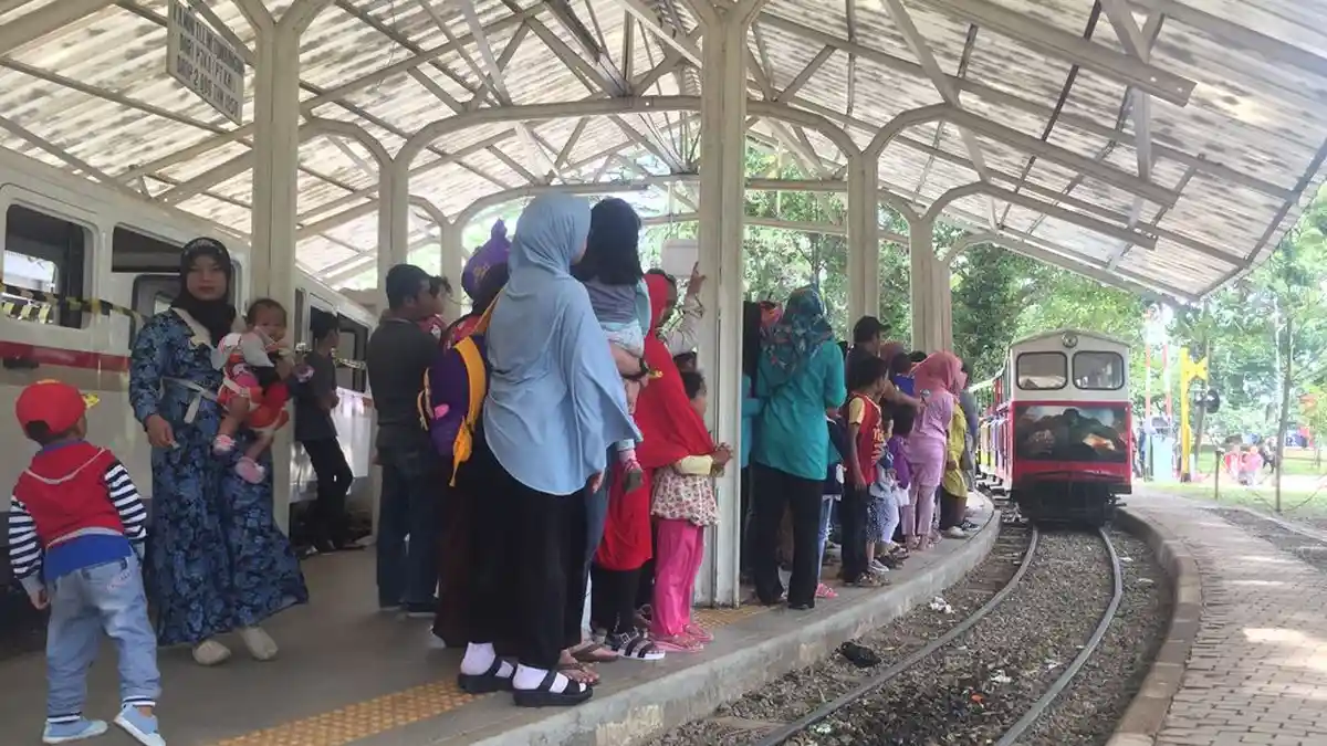 1000 Tiket Kereta Api Ludes, Mainan Sumbangan PT KAI Ini Jadi Primadona di Taman Lalu Lintas Bandung