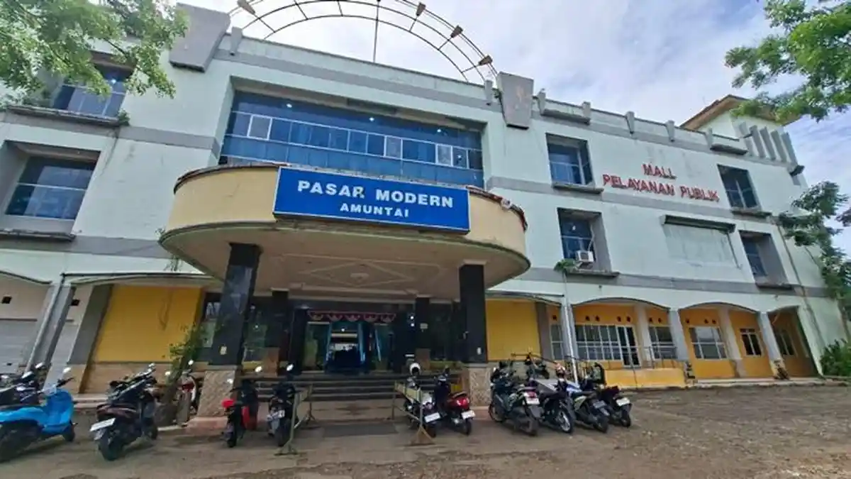 Pernah Jaya di Masanya, Begini Suasana Pasar Modern Amuntai di HSU