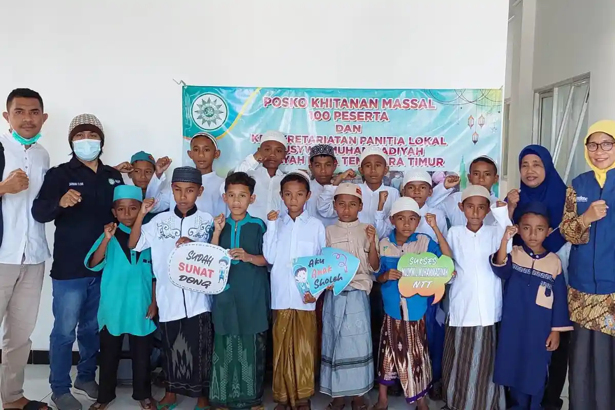 Pra Musywil PWM NTT 2023, 225 Anak Ikut Khitan Massal di Kabupaten Ende