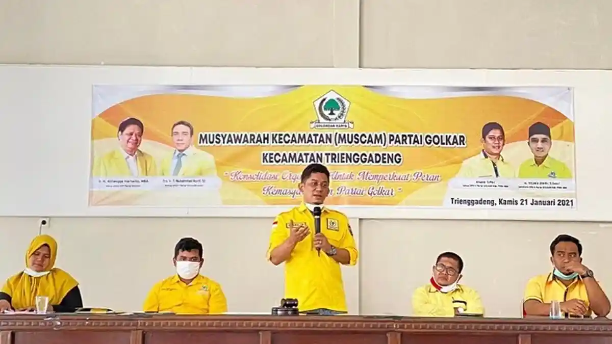 Golkar Pante Raja dan Trienggadeng Gelar Musyawarah Kecamatan, Ini Hasilnya 