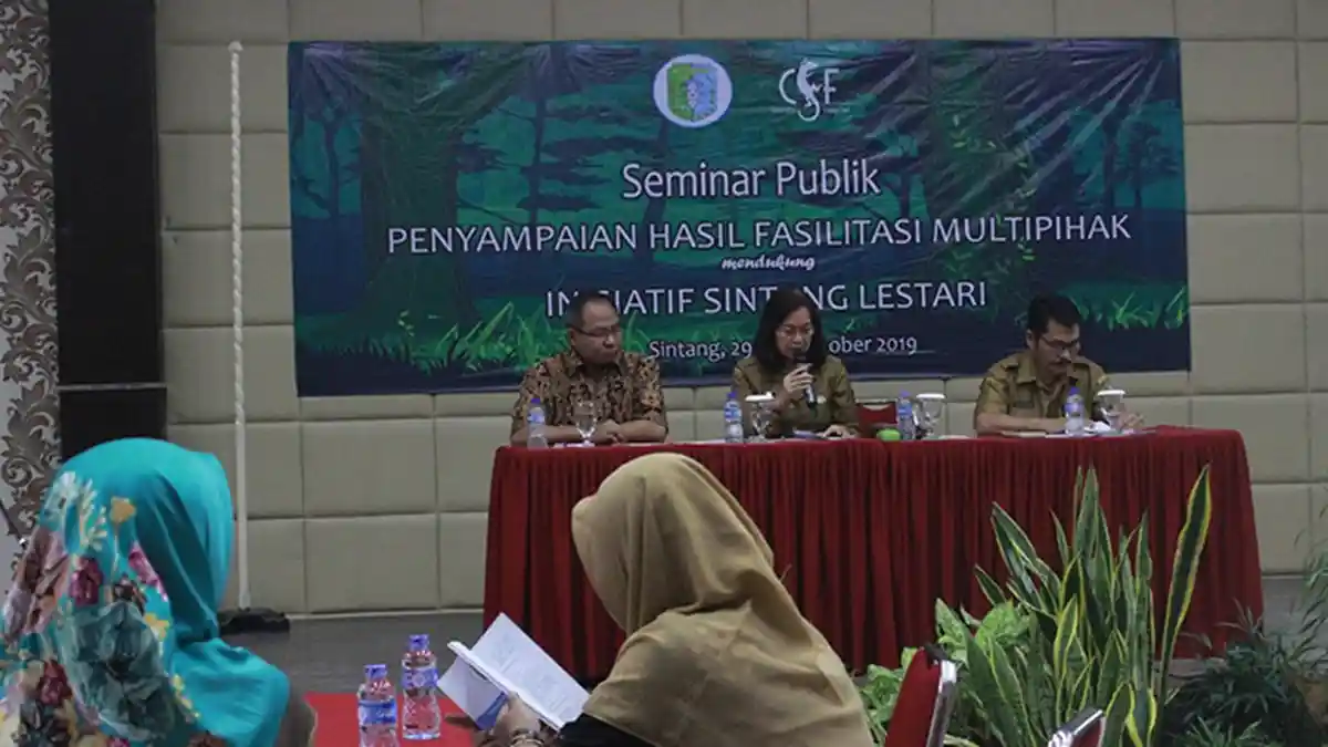 Pemkab Sintang Keluarkan Perbup Tentang Rencana Aksi Daerah Sintang Lestari