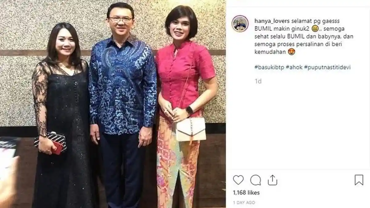 Lihat Penampilan Puput Nastiti Devi, Istri Ahok BTP Tetap Stylish Meski Perut Hamilnya Makin Buncit