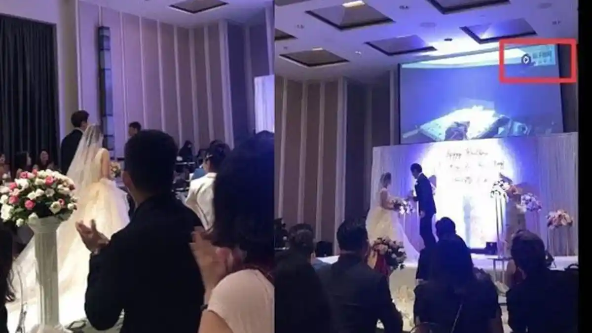 Mempelai Pria Putar Video Selingkuh Calon Istrinya di Pesta Pernikahan, Seperti Ini Jadinya