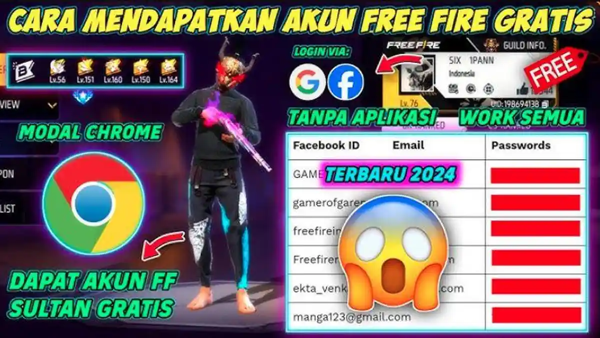 akun free fire paling sultan