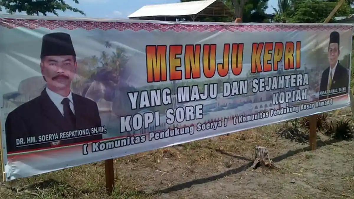 Belum Masa Kampanye, Spanduk Soerya-Ansar Ramai di Ajang STQ Kepri
