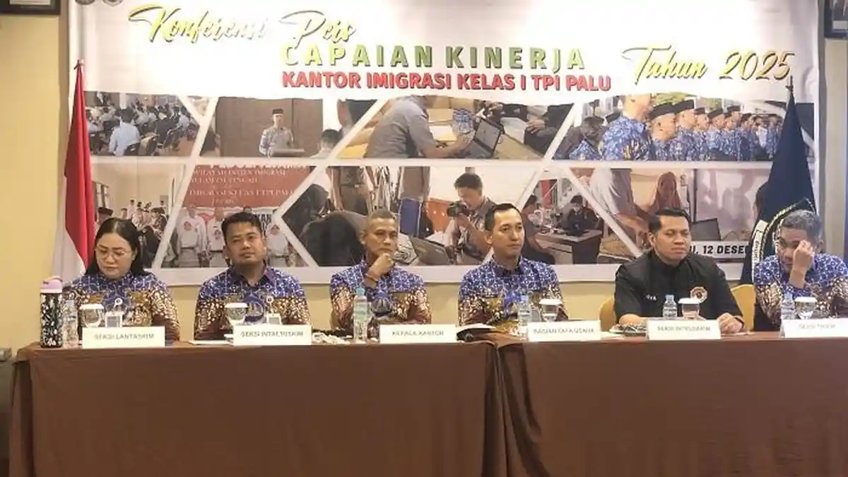Overstay WNA Capai 225 Kasus, Imigrasi Palu Perketat Pengawasan Sepanjang 2025
