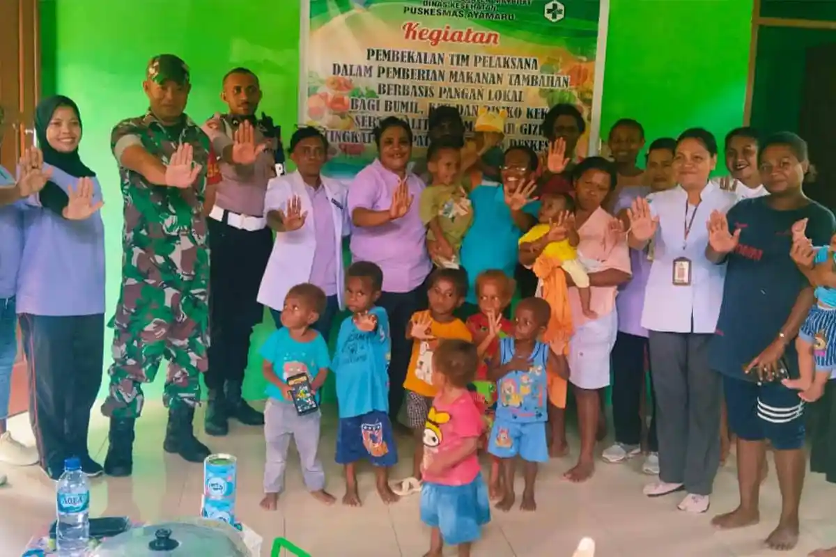 Puskesmas Ayamaru Sosialisasikan Pemberian Makanan Tambahan Berbasis Pangan Lokal