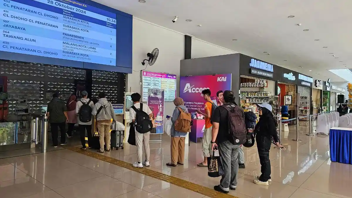 Penumpang Kereta dari Stasiun Malang Diprediksi Tembus 64 Ribu Selama Libur Nataru 