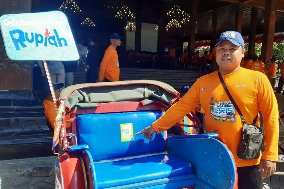 Tukang Becak Wisata di Solo Usai Gunakan QRIS, Eko Muryanto: Akhirnya Bisa Nabung Buat Istri