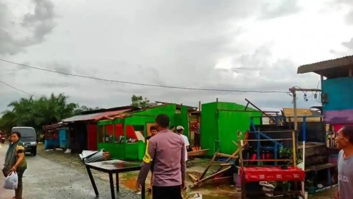 Angin Puting Beliung Terjang Wonosari Gorontalo, Rumah & Lahan Pertanian Rusak, Pohon Tumbang