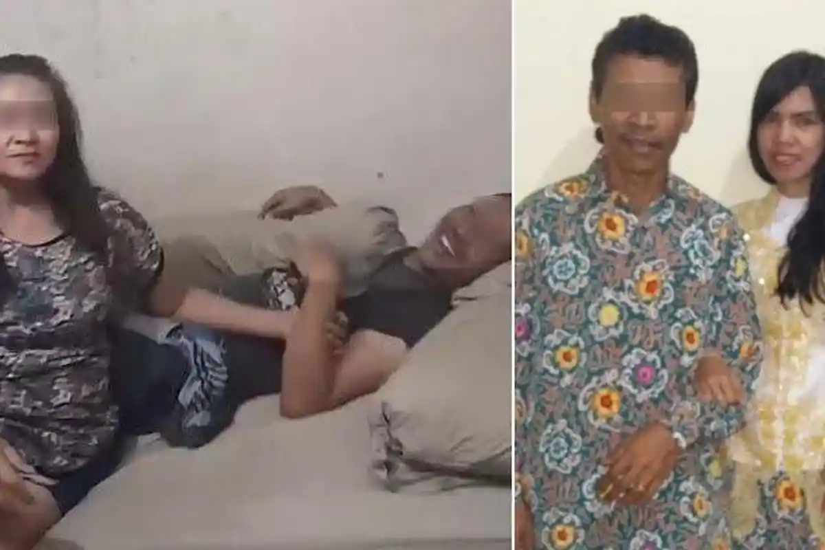 Asik Bobo Bareng Wanita Lain, Pria Ini Digerebek istri Sah, Ekspresi Cengar-cengir Suami Disorot