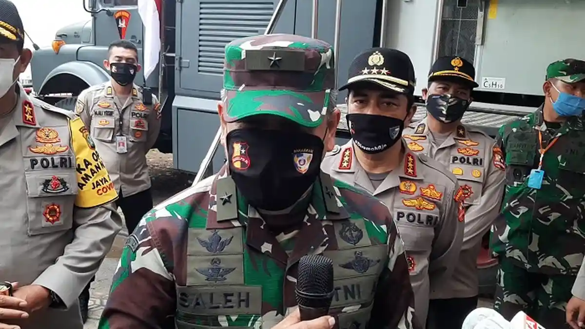 Polda Metro Jaya Bersama Kodam Jaya Dirikan 10 Dapur Lapangan saat Pemberlakuan PSBB di DKI Jakarta