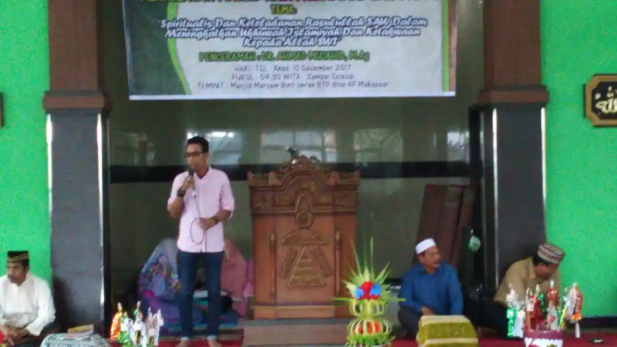 Genitnya Lurah Ini, Sapa Ibu-Ibu dengan Panggilan Cantik di Acara Maulid