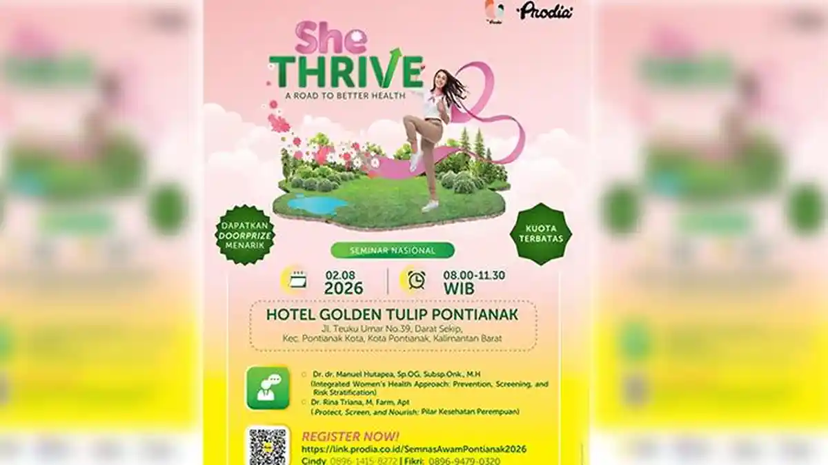 Prodia Pontianak Gelar Seminar Nasional Kesehatan Wanita 2026, Gratis Cek Kolesterol dan Doorprize - Tribunpontianak.co.id