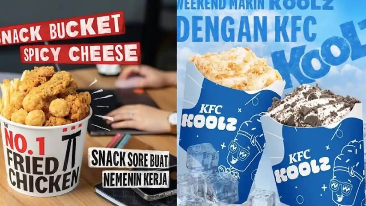 PROMO KFC Dapatkan Menu Bucket Snack Hingga Es Krim Mulai dari Rp 13 Ribuan