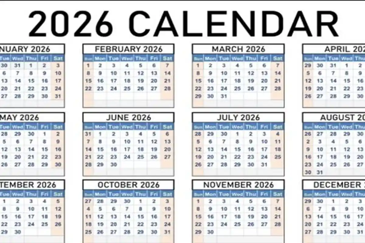 DAFTAR Hari Libur 2026, Bisa Jadi Rekomendasi Cuti Bersama, Long Weekend Ada 9