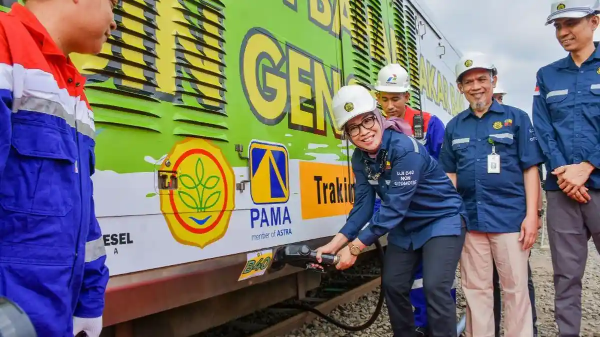 Upaya Penurunan Emisi, Kementerian ESDM Uji Jalan Penggunaan B40 pada Kereta Api