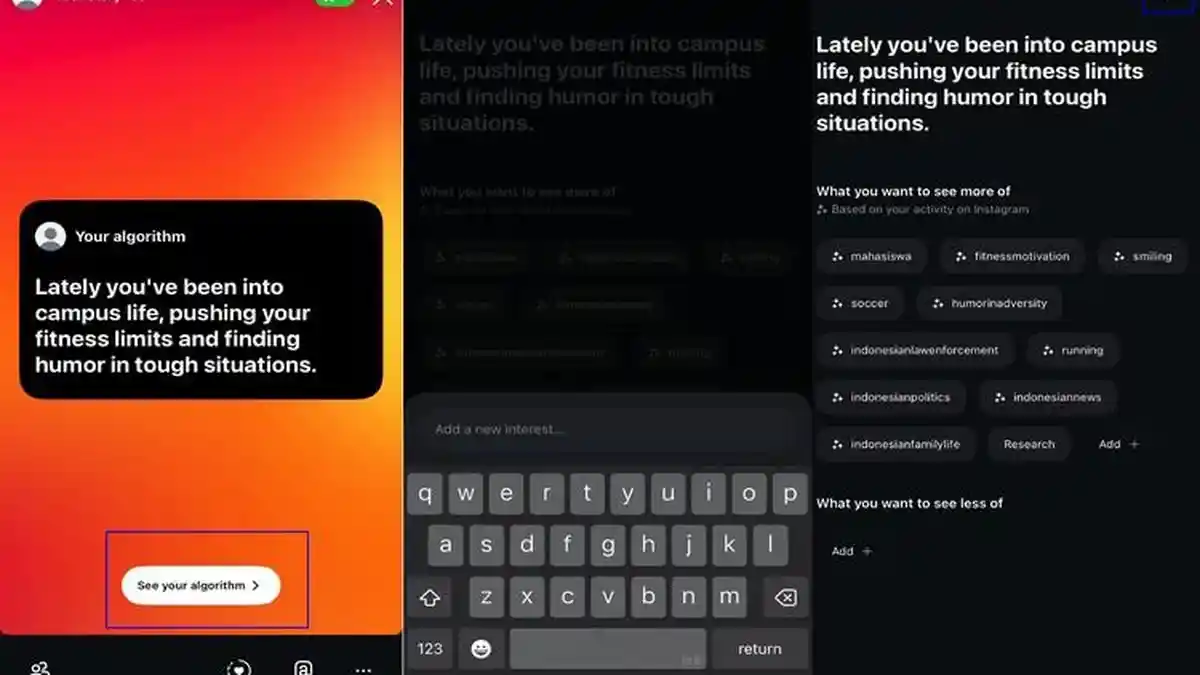 Cara Bikin 'Your Algorithm' di Instagram Story yang Lagi Viral di Medsos