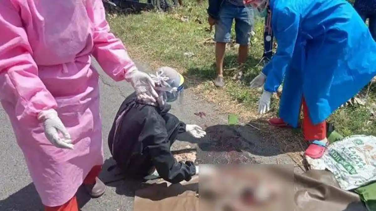 Dikira Daging Kurban, Ternyata Jasad Bayi Hancur di Dalam Plastik Terlindas di Jalan Raya