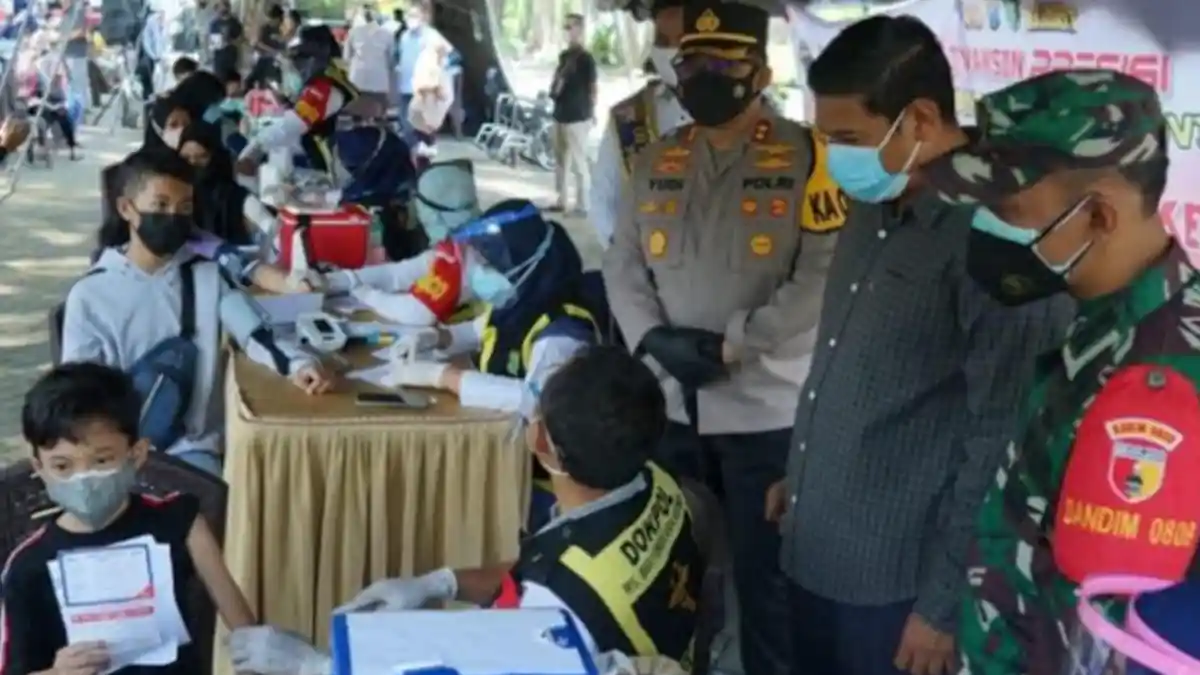 Kendala Percepatan Vaksinasi Covid-19 di Kota Kediri Kuota Vaksin Terbatas