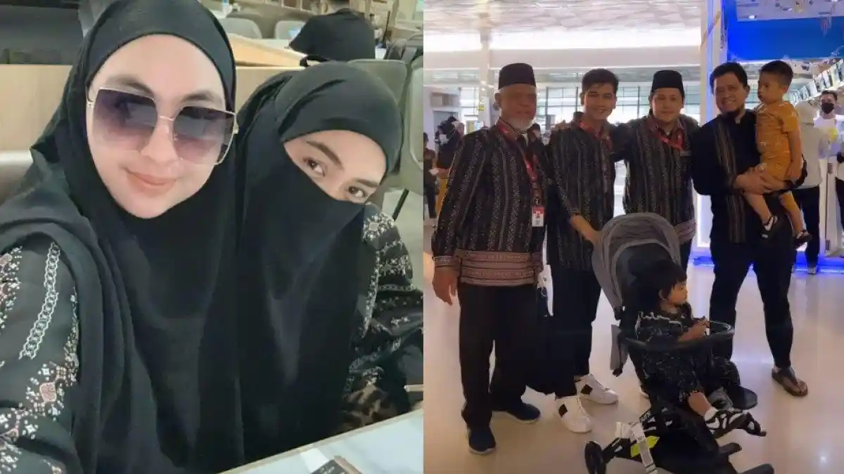 Ria Ricis dan Teuku Ryan Umroh Bareng Keluarga Besar, Kepergok Berangkat ke Bandara Secara Terpisah