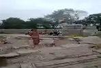 Luapan Sungai Keruh Rusak Jembatan Lawang Agung Empat Lawang, Mobil tak Bisa Melintas