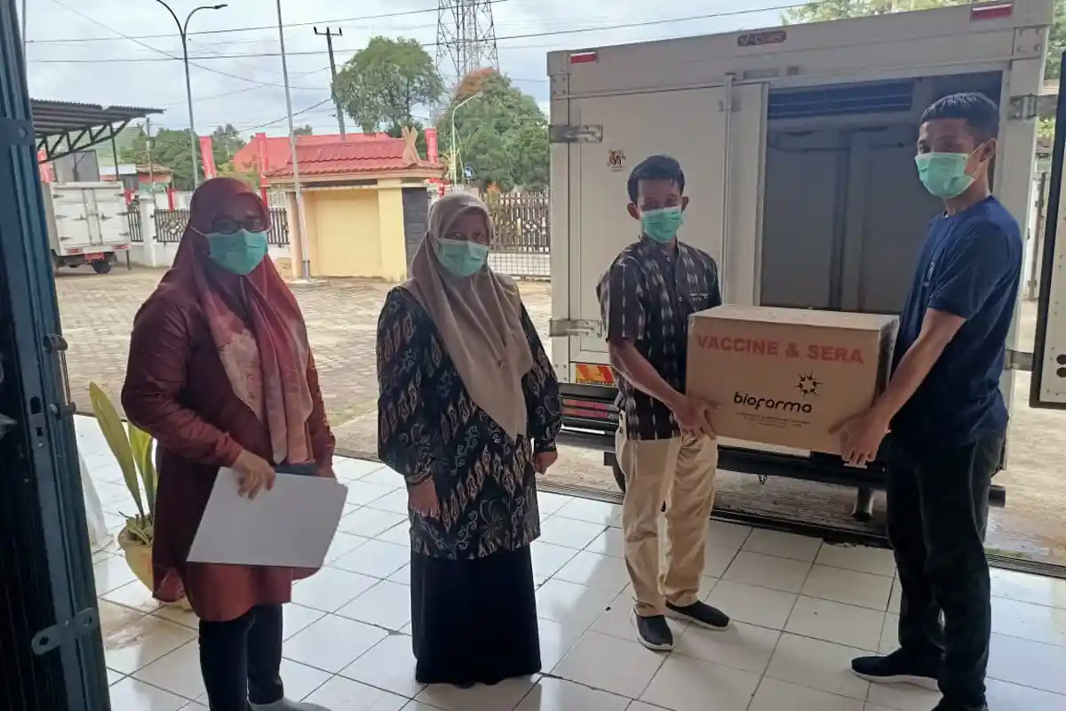 2.800 Dosis Vaksin Tahap II Untuk Batanghari, Elfie Sebut Teknis Pelaksanaan dan Jadwal akan Diatur