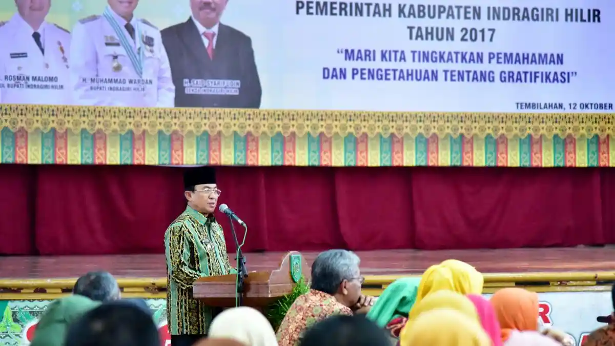 Komitmen Bupati Inhil Mencegah Tindak Pidana Korupsi Terhadap Seluruh Jajarannya