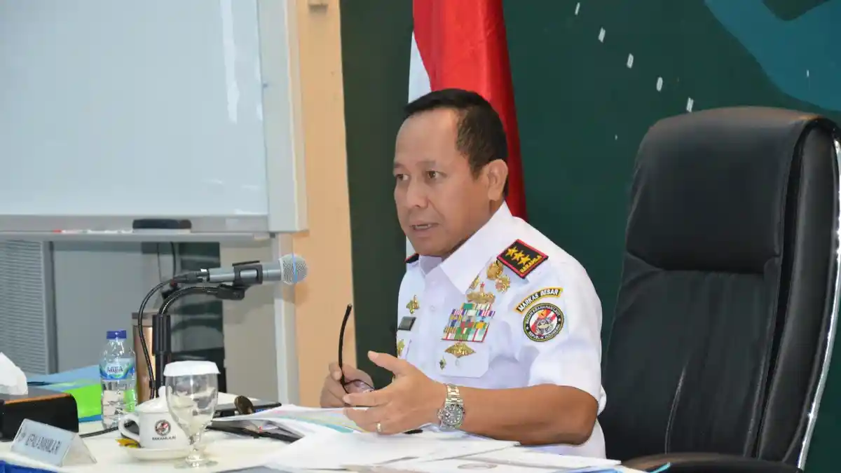 Kepala Bakamla RI Pimpin Rapat Staf Perdana