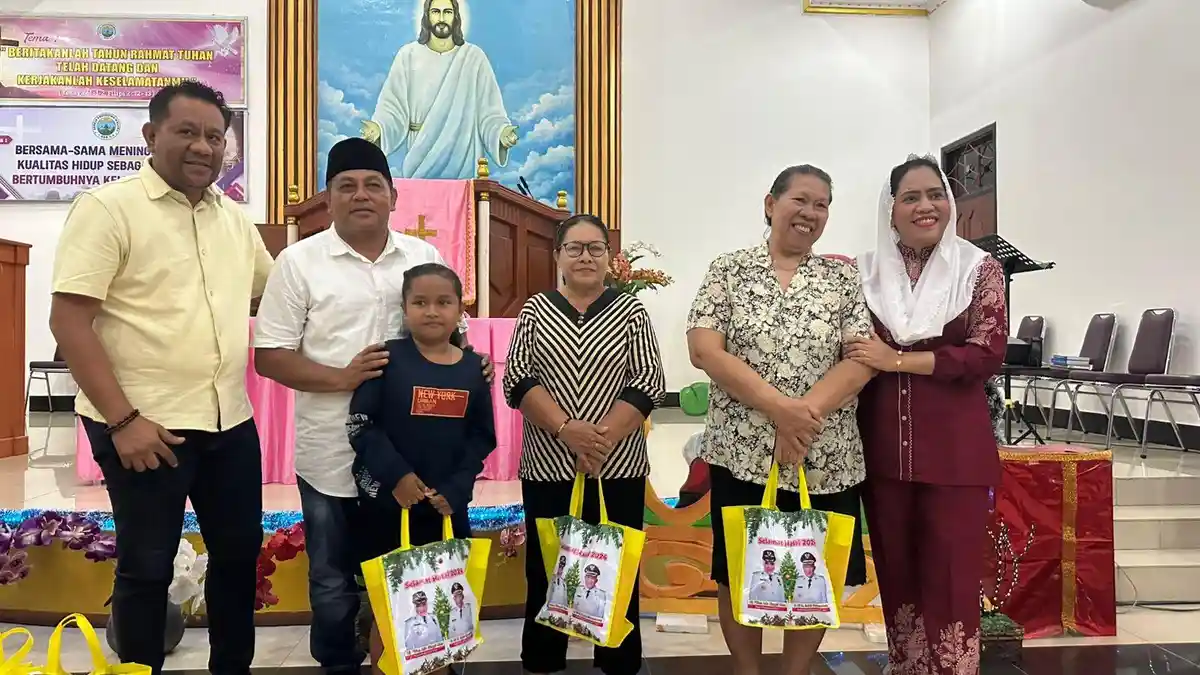 Umat Kristen di Kepulauan Sula Dapat Parcel Nataru