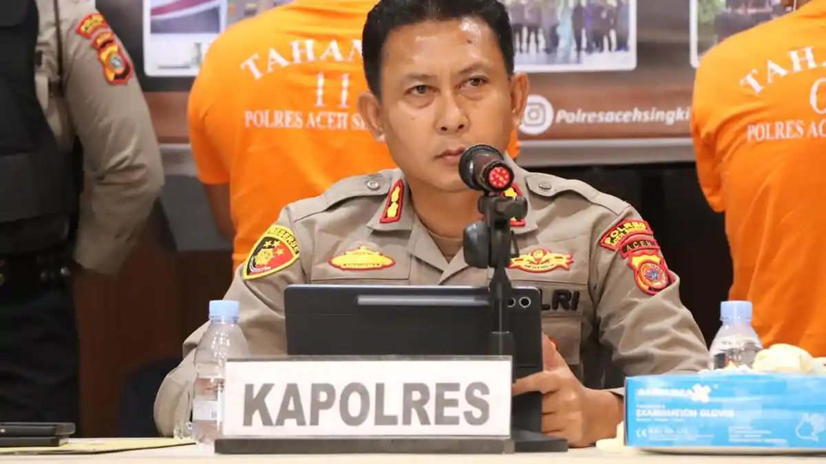 Tindak Tegas Pelaku Penimbun, Polres Aceh Singkil Ingatkan Warga tak Beli BBM Berlebihan 