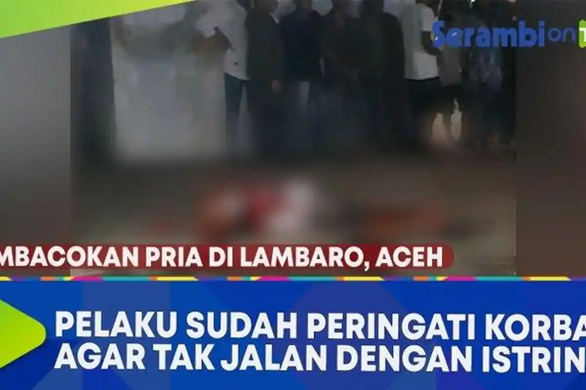 Detik-detik Selingkuhan Dibacok di Jalan, Pelaku Buntuti Korban yang Tengah Berduaan dengan Istrinya