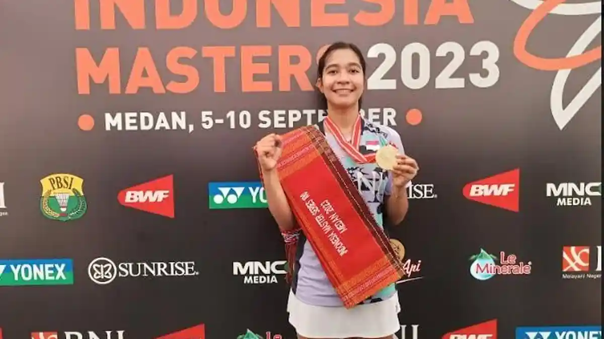 Ester Nurumi Sukses Bawa Pulang Medali Emas di BNI Indonesia Masters 2023