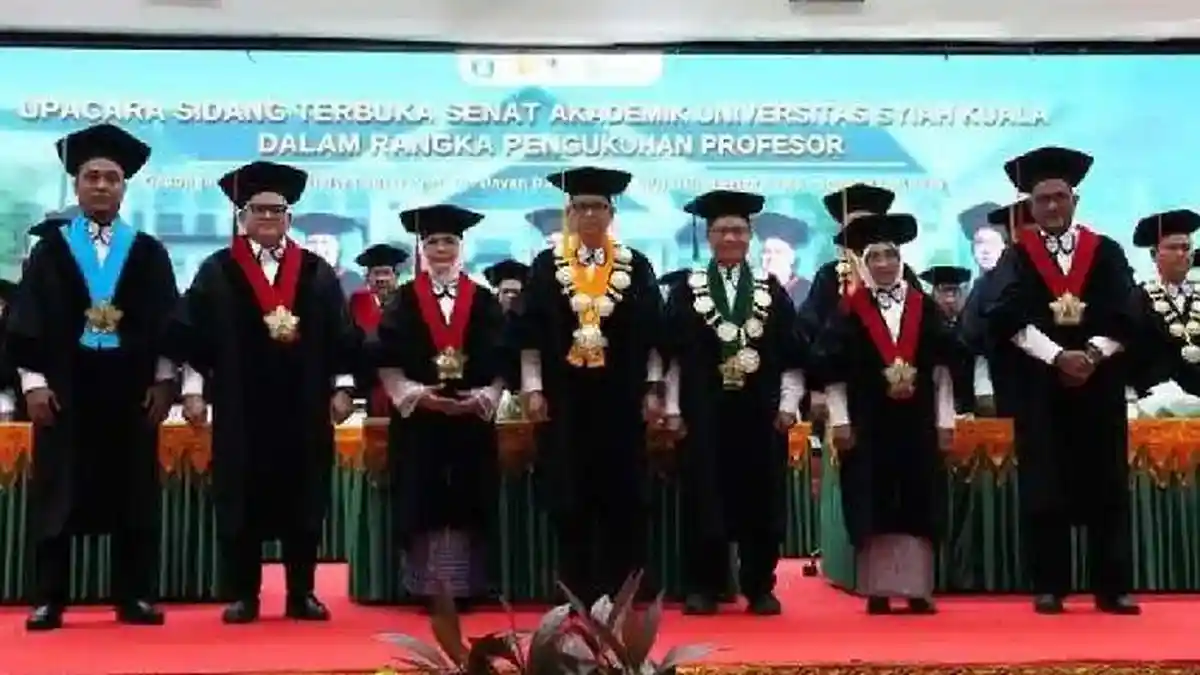 Lagi, USK Kukuhkan Lima Profesor, Total Guru Besar Kini Capai 246 Orang
