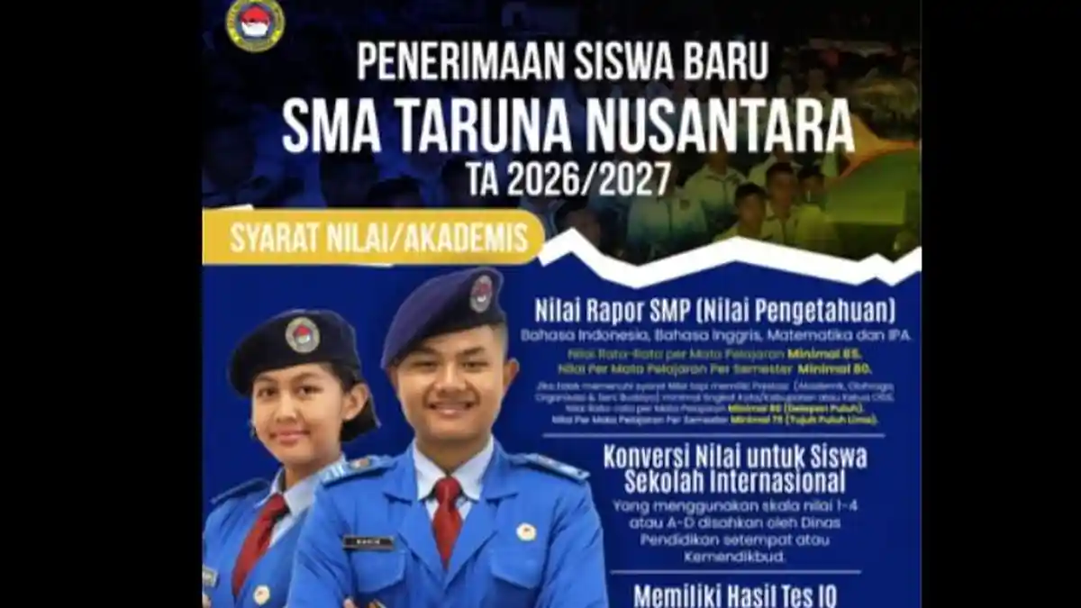13 Daftar Berkas untuk Pendaftaran Pensisru SMA Taruna Nusantara Magelang Angkatan 37